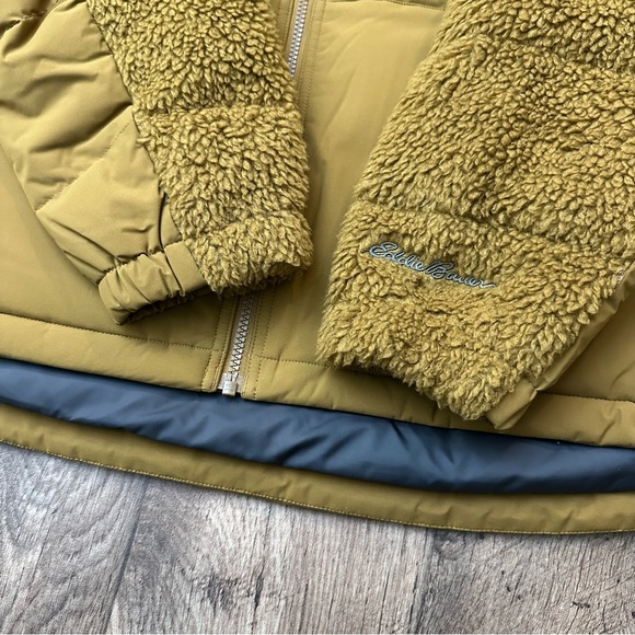 Eddie Bauer Jacket 650 Fill Down Mustard Bronze Women’s - Picture 9 of 14